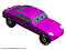 girls flowers hearts unicorn pink derby car powder puff